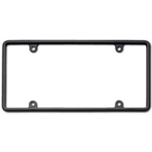 Black Slim Rim License Plate Frame (Thin) - 21350