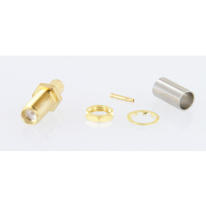 SMA Female Connector For RG-58 Coax