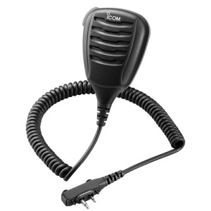 Icom HM-168LWP Waterproof Speaker Microphone for Icom Two Way Radios
