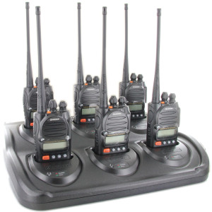 Wouxun KG-805M MURS Two Way Radio Six Pack + Multi-Charger