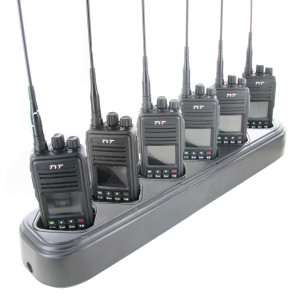 TYT MD-380 DMR Digital Radio Six Pack + Multi-Charger (UHF)