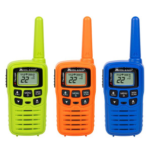Midland X-Talker T10X3M Multi-Color Pack Two Way Radio - 3 Pack