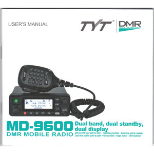 TYT MD-9600 User Manual