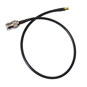 SMA Female to UHF Female (SO239) 18 inch Pigtail Cable (RG58)