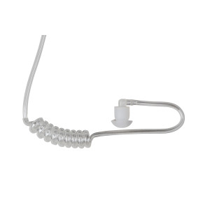 Impact PQDAT-1 Clear Acoustic Tube w/Elbow, Earbud & Quick Disconnect (QD) For Platinum Series