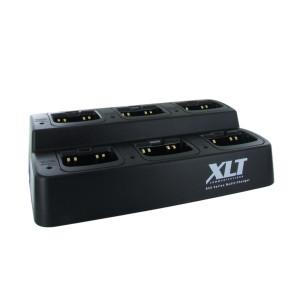 XLT 6-Unit Multi-Charger For Icom BP-265 (F3001 / F4001 / F3210D / F4210D / T70A / V80)