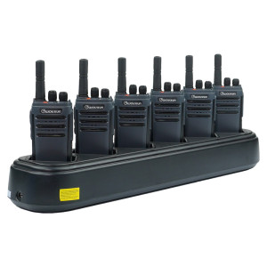 Wouxun KG-S84B Business Two Way Radio Six Pack + Multi-Charger