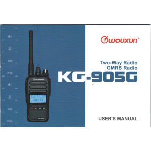 Wouxun KG-905G User Manual