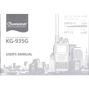 Wouxun KG-935G User Manual