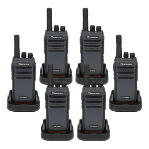 Wouxun KG-S84B Business Two Way Radio Six Pack