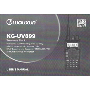 Wouxun KG-UV899 User Manual