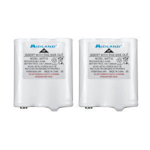 Midland Rechargeable Batteries For T70 Series (2-Pack / AVP13)