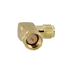 XLT SMA Male to SMA Female Right Angle Adapter