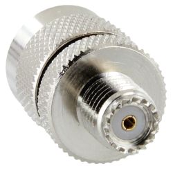 Mini UHF Female To UHF Male (PL-259) Adapter