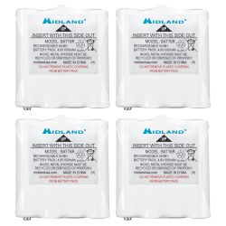Midland AVP8 NiMH Rechargeable Battery Packs for CXT and LXT Series Radios - 4-Pack