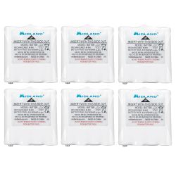 Midland AVP8 NiMH Rechargeable Battery Packs for CXT and LXT Series Radios - 6-Pack