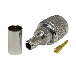 XLT Mini-UHF Male Crimp Connector for RG58