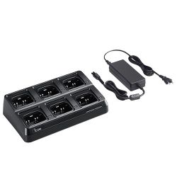 Icom BC214 6-Unit Multi-Charger For F1000/F2000 Series Radios