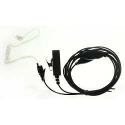 XLT 2 Wire Surveillance Earpiece w/ PTT and Smart Phone Connect