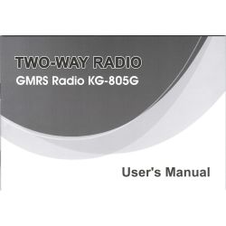 Wouxun KG-805G User Manual